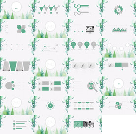 炫酷时尚工作总结汇报PPT模板