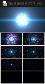 炫酷质感科技视频转场动画视频