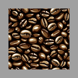 矢量咖啡豆背景
