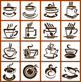 矢量咖啡杯设计系列