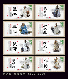 名医展板 雕像版