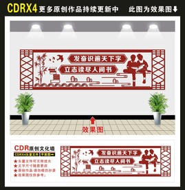 图书室文化墙