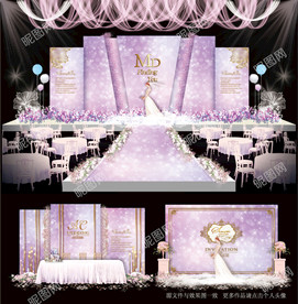 紫色系婚礼
