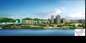 小区景观设计效果图