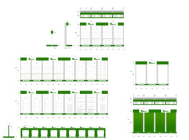 麦勒电器展板展柜平面设计尺寸图