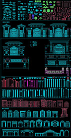 欧式建筑构建模块