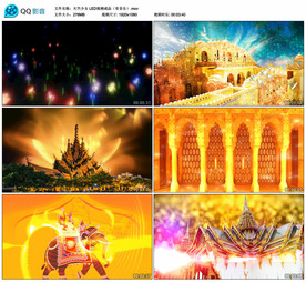 高清印度天竺少女 舞台背景视频