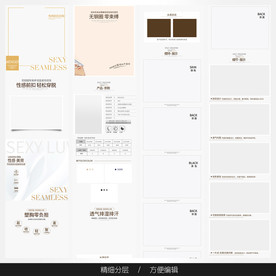 淘宝天猫女装空白通用模板图片