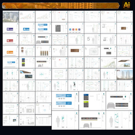 商场导视标识施工图