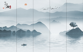 大型高清山水壁画