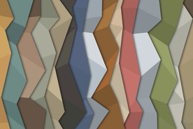 现代彩色立体几何