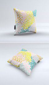 北欧ins风多肉植物素雅抱枕图