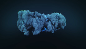 震撼雷电云团片头AE模板