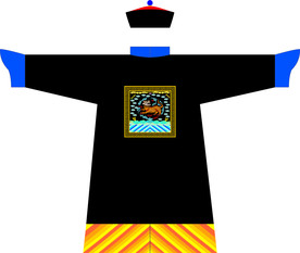 清朝麒麟官服圆角帽子