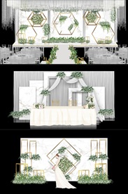 森系主题婚礼效果图