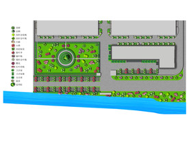 绿化图 绿化平面图 园林绿化