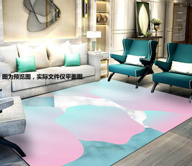 现代几何时尚地毯设计