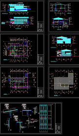 木屋茶室建筑施工图