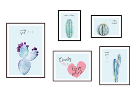 北欧仙人掌装饰挂画