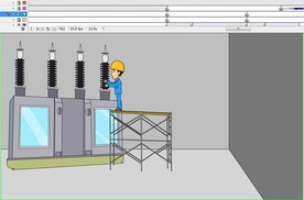 高脚架作业操作安全事故39秒