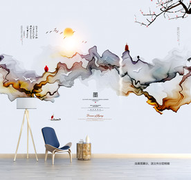 山水画 水墨画 新中式装饰画