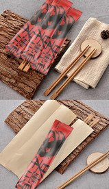 高端一次性筷子环保餐具四件套