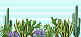 绿色植物插画插图