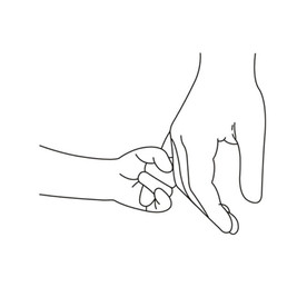 大手牵小手CDR矢量图