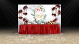 大理石婚礼签到区