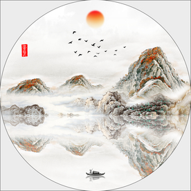 国画山水画