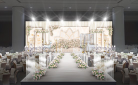 香槟色婚礼仪式区