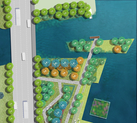 滨水景观设计平面图