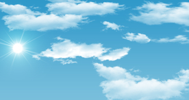 蓝天白云