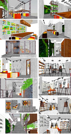 画室装饰设计SU模型