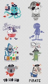 创意儿童画卡通素材元素