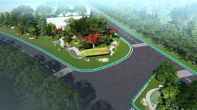 美丽乡村鸟瞰图