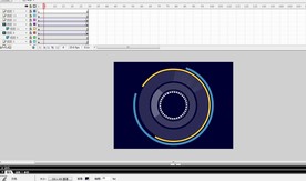 飞碟说风格数码转圈效果 1秒