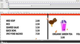 感恩节菜单元素动画45秒