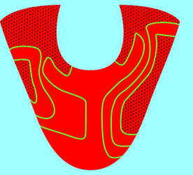 曲线鞋面 鞋头 鞋子 线条鞋子