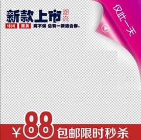 新款上市直通车模板