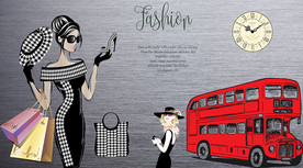 服装店工装背景墙