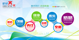 时尚企业文化墙