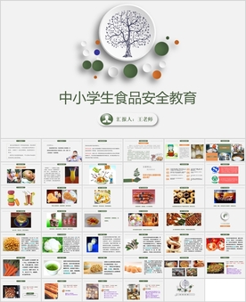 中小学生食品安全主题教育课件