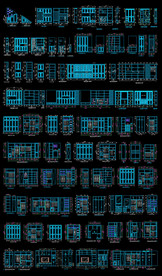 全屋定制柜CAD图