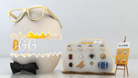 鸡蛋孵化器眼镜陈列展架堆头