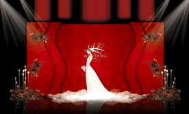 红色主题婚礼