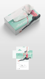 二次元年轻人抽纸盒纸盒包装设计