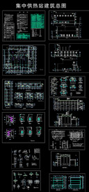 集中供热站建筑总图