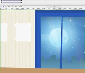 窗外的日落和天黑动画15秒动态