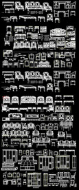中式家具CAD图库